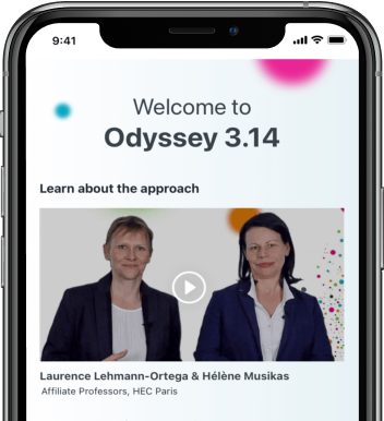 A Preview of Odyssey 3.14 application on iPhone
